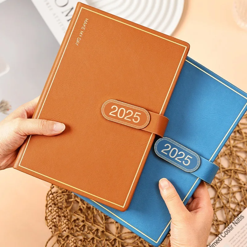 Agenda 2025 Planner Organizer Daily Notebook A5 Diary and Journal Canlendar Bullet Notepad Stationery Note Book Accessories Plan