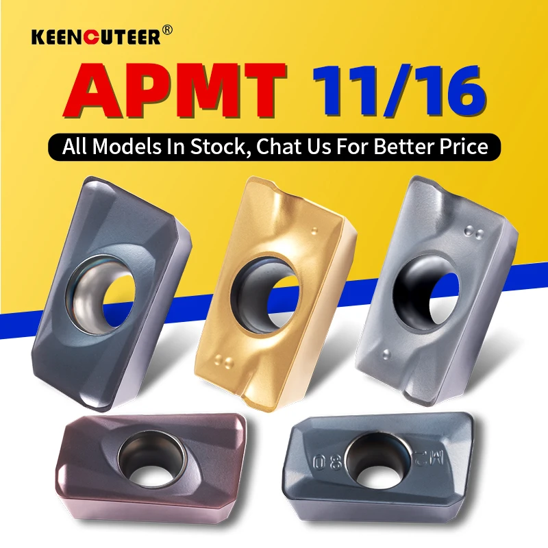 APMT1135 APMT1604 M2/H2 Indexable Milling Inserts Carbide Inserts High Quality Cutting Lathe Tool CNC Milling Turning Tool