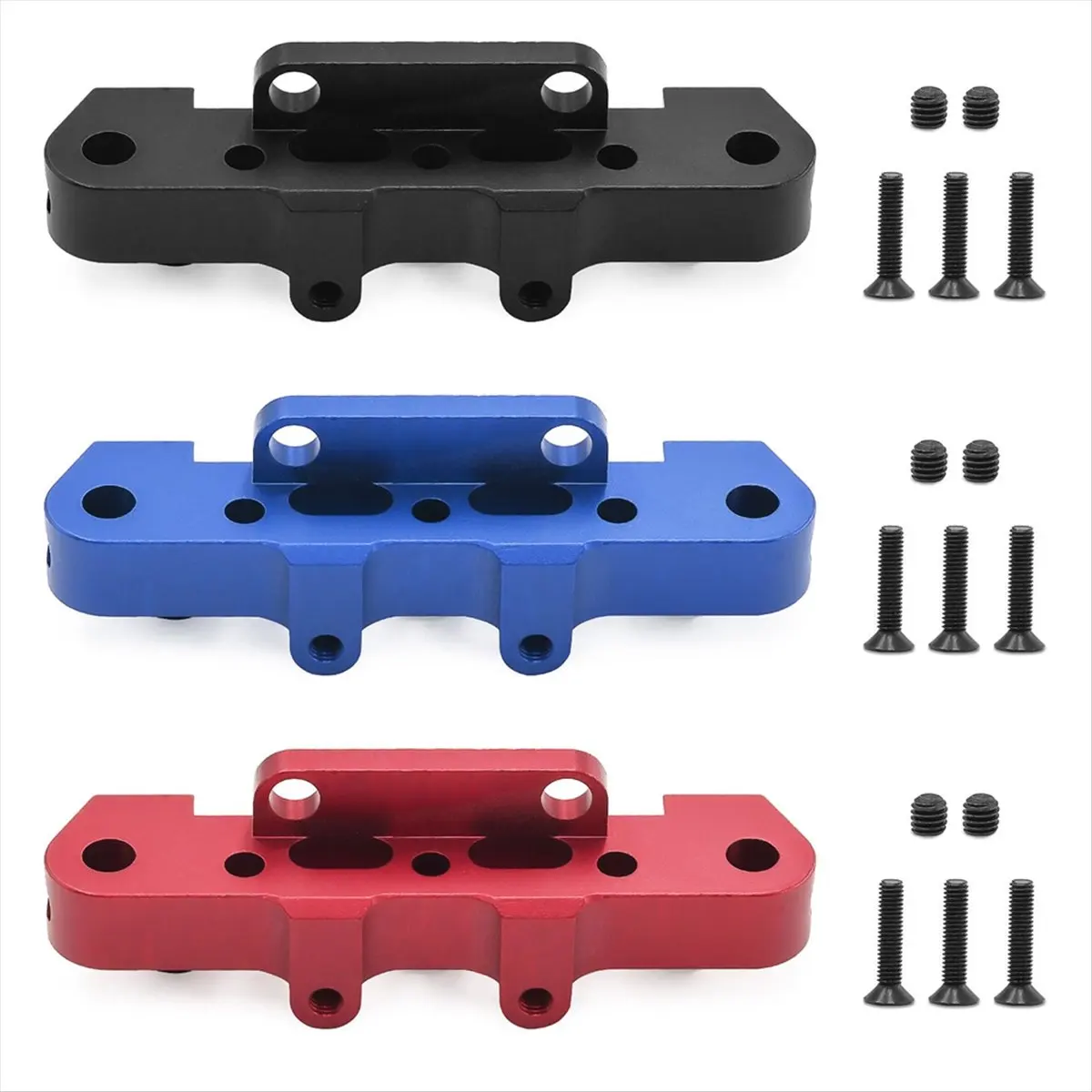 L79A RC Car Upgrade Front Bumper Arm Code Kit for 1/8 Karton Outcast Talion RC Car Accessories Black view 4