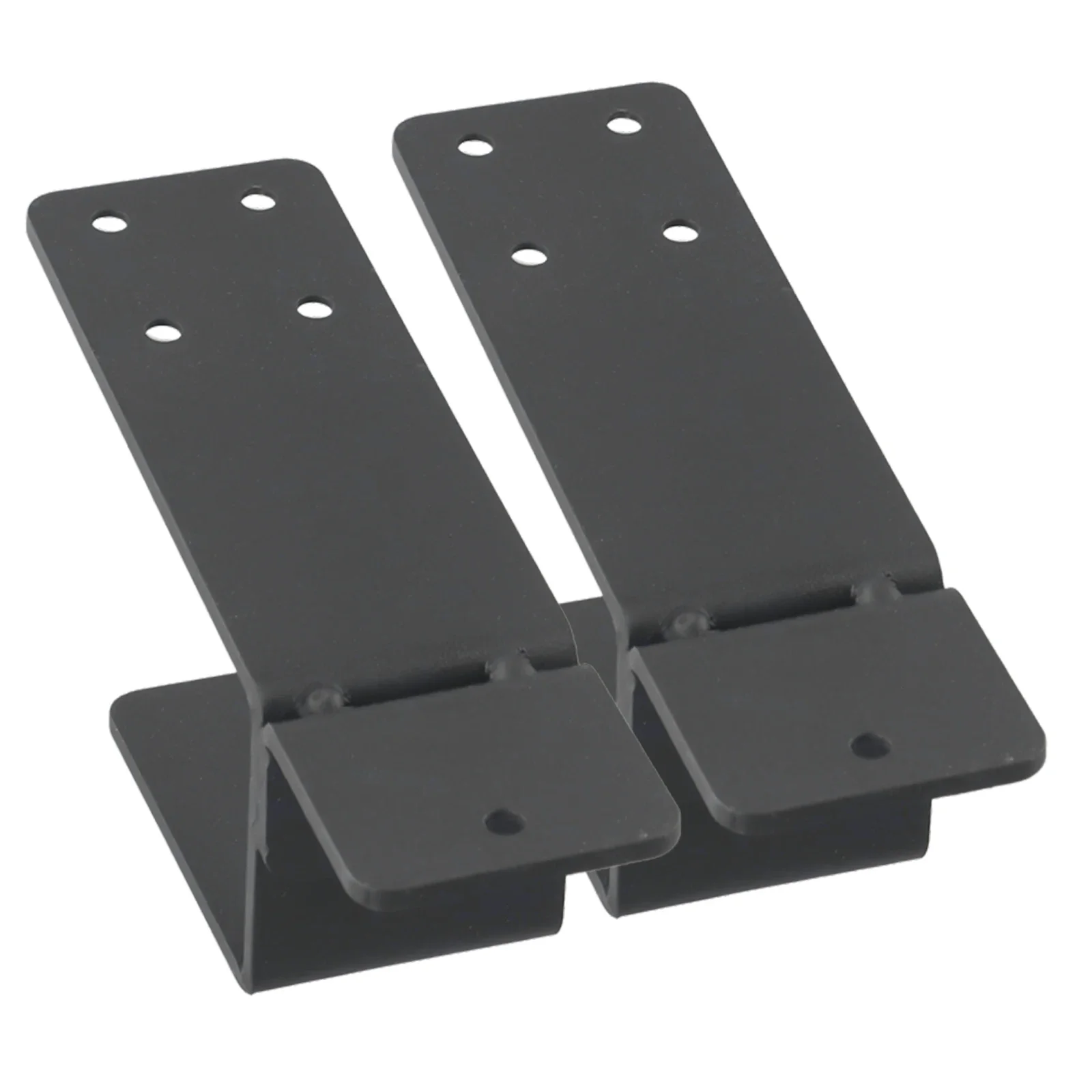 

2pcs Door Barricade Brackets Home Security Heavy Duty Reinforcement Door Lock Metal Bar Bracket For Garages Warehouses Latches