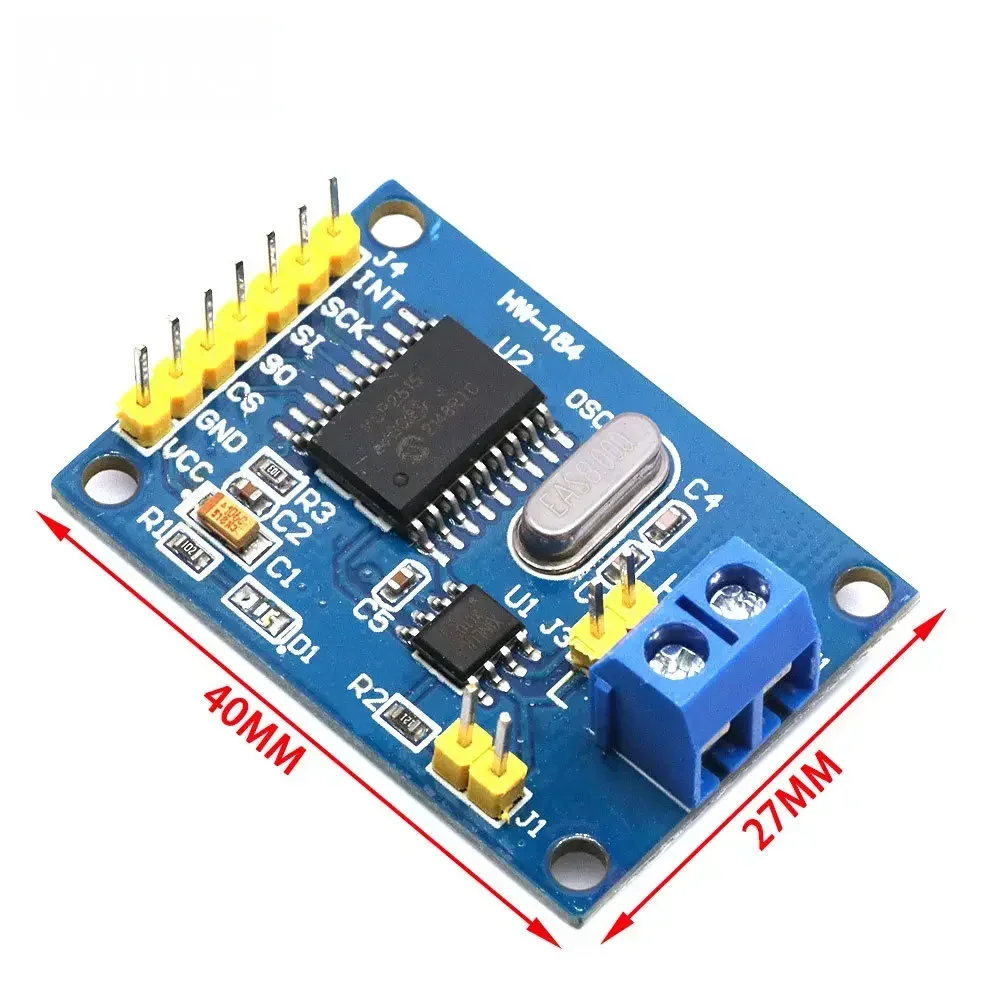 MCP2515+TJA1050 for ARM/STM32/51 CAN Bus MCU Embedded Networks  Controller Module - High-Speed SPI Interface