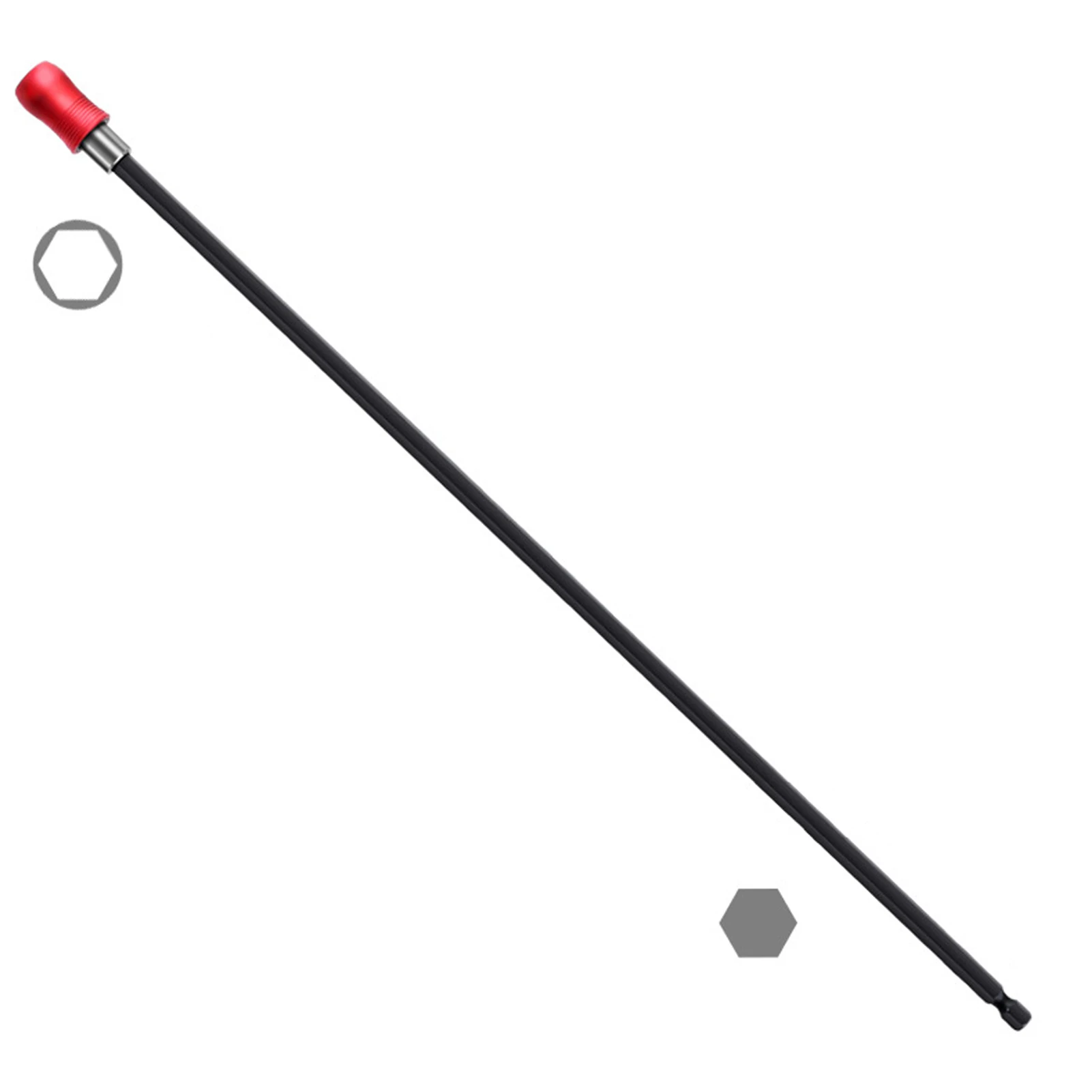 300/350/400mm Hexagonal Handle Red Extended Quick Release Self-locking Extension Rod Extension Rod Screwdriver Extension Rod Too