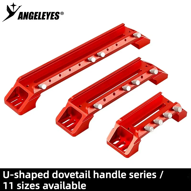 Angeleyes U-shaped Dovetail Groove Handle Hoop Connection Guide Rail Accessories Red Black
