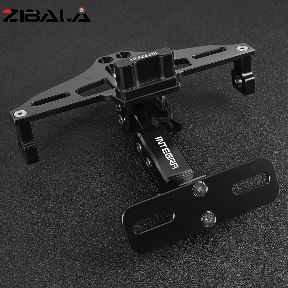 License Plate Holder LED Light For Honda Integra 700 750 S 750D DCT Motorcycle Tail Fender Frame Bracket Fender Eliminator