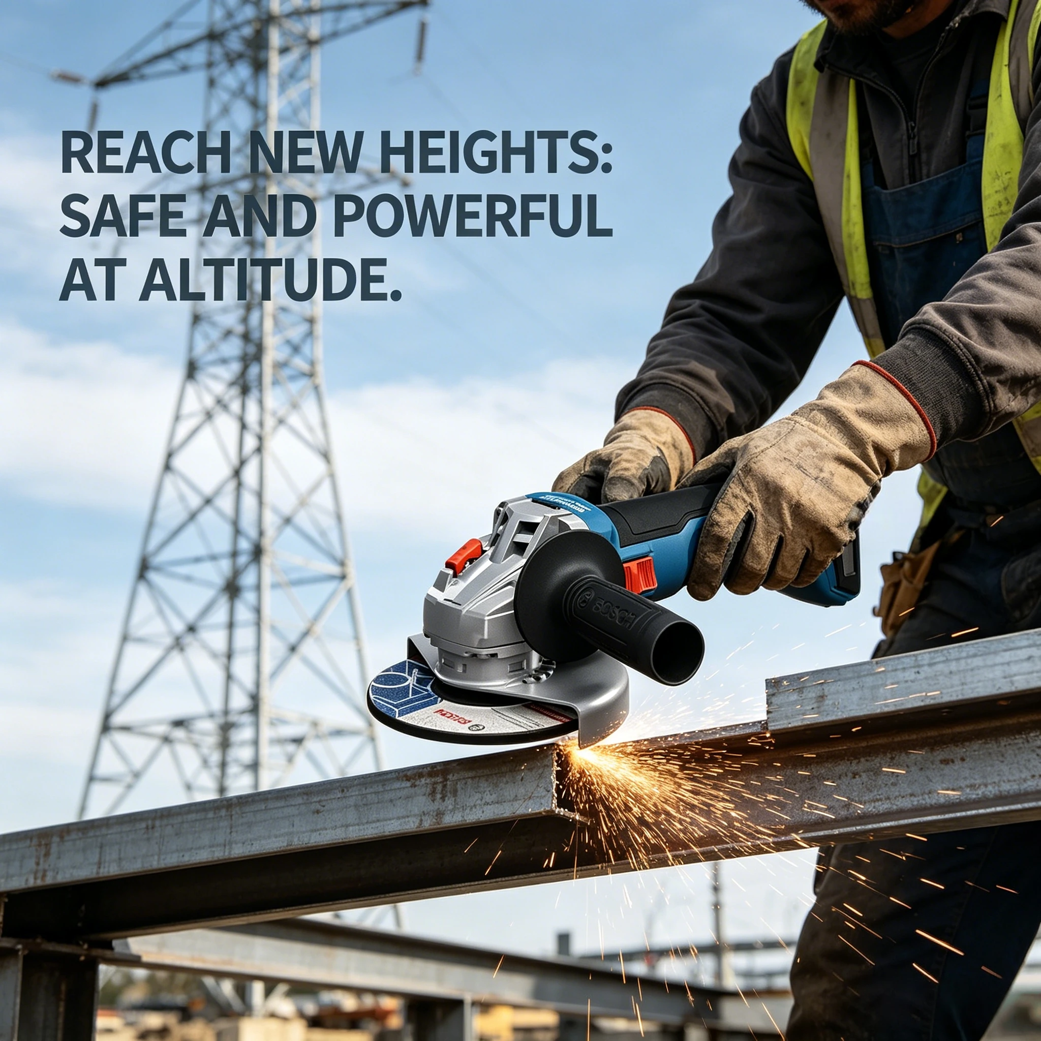 Bosch GWS 18V-8 Professional Angle Grinder Stable Output for Daily Metal Cutting and Regular Surface Buffing Works
