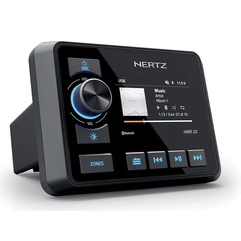 NewHertz HMR 20 for Bluetooth Ready Marine Multimedia Receiver with RDS Tuner USB and DAB+ Ports Parts & Accessories