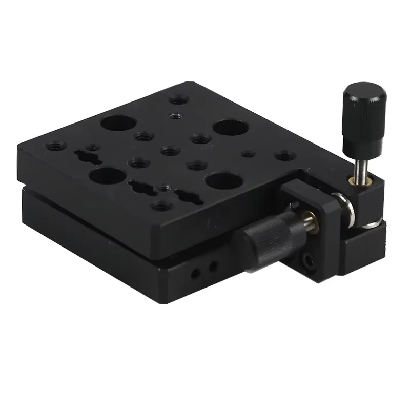 PQ250-4L Two-Axis Tilt Platform, Precise Manual Tilt Stage, With Two Fine Adjusting Screws, Pitching: +/- 4, Yawing: +/- 2