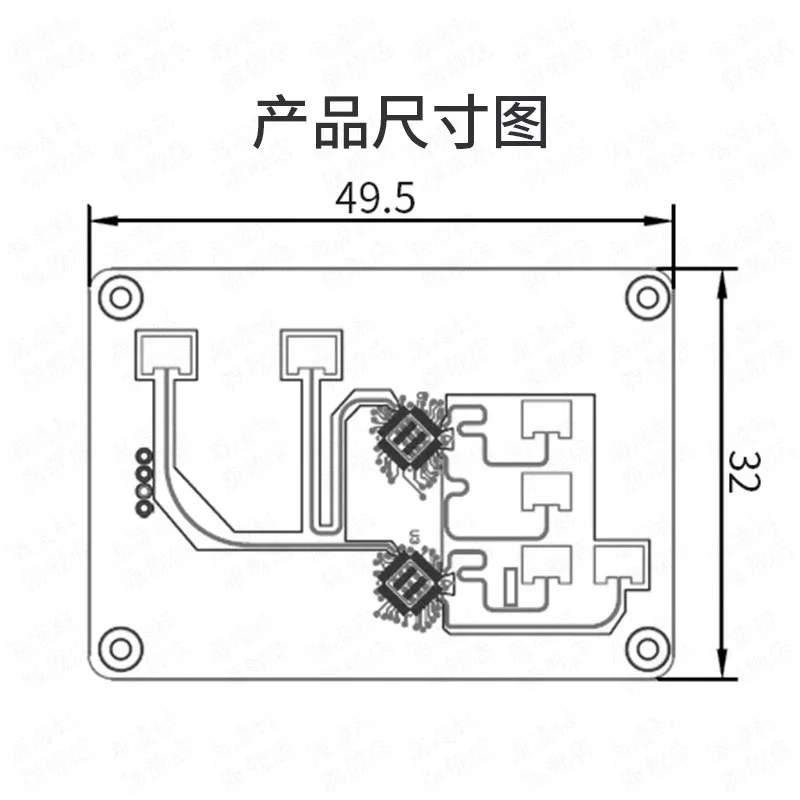 D2460 Multi-Target Trajectory Positioning Tracking Module 24G Millimeter Wave High Precision