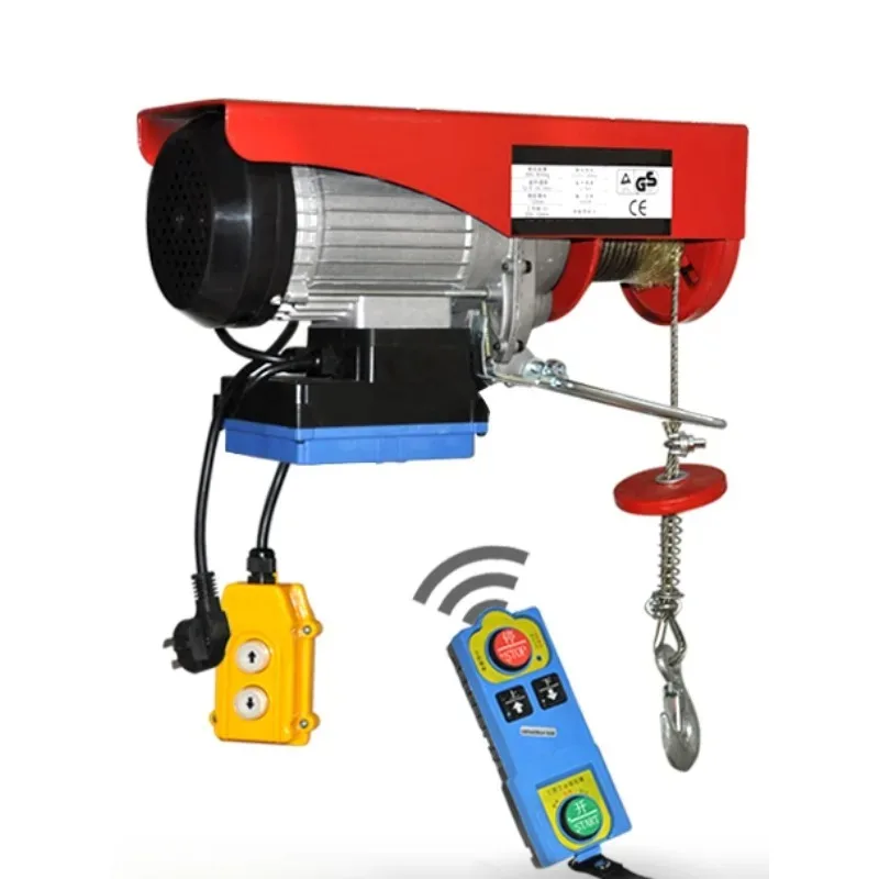 

Electric hoist small household lifting mobile winch crane