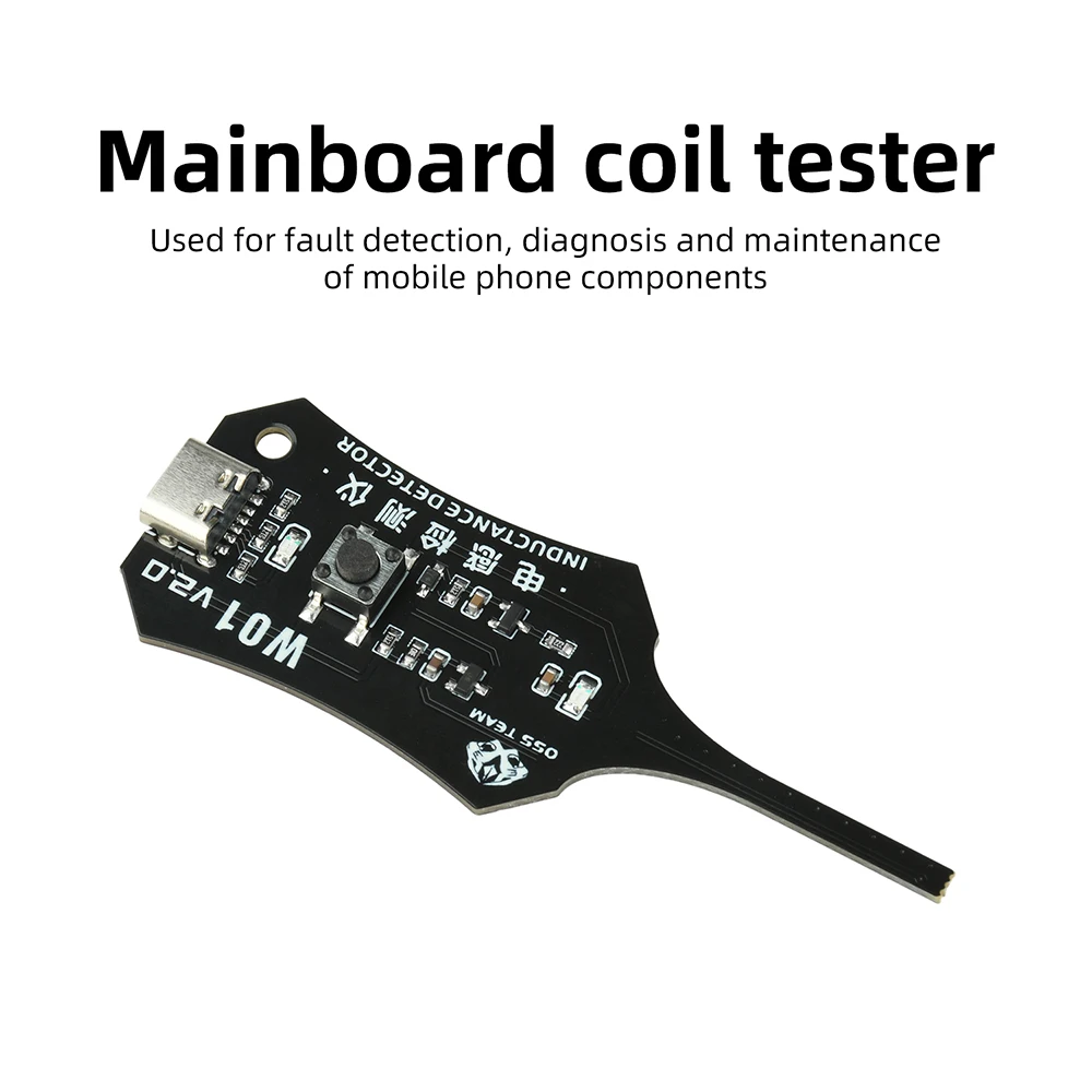 Intelligenter Induktionstester für Motherboard-Spulen mit Typ-C-Schnittstelle für Handy-Reparatur und Fehleranzeige – Detail 7