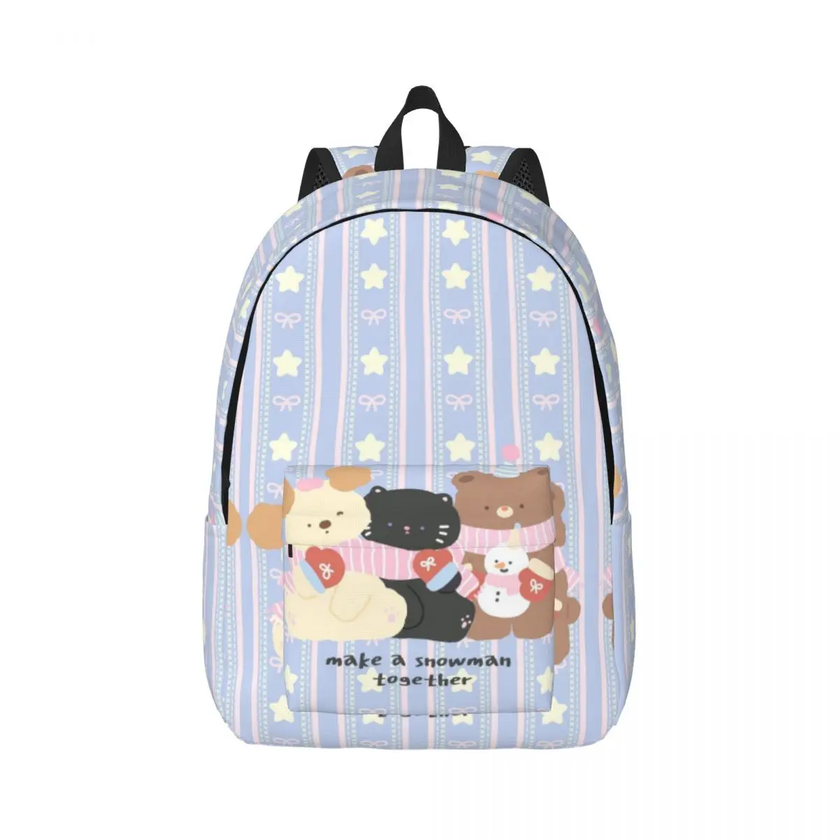 

Cartoon Black Cat Backpack for Men Women Fashion Student Business Daypack College Bag