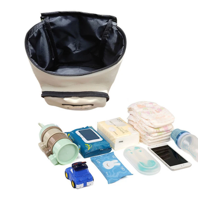 Sacs d'évaluation de poussette pour mère, bouteille de lait portable de grande capacité, couche, sac de colonne vertébrale à double initiation, accessoires de poussette pour bébé