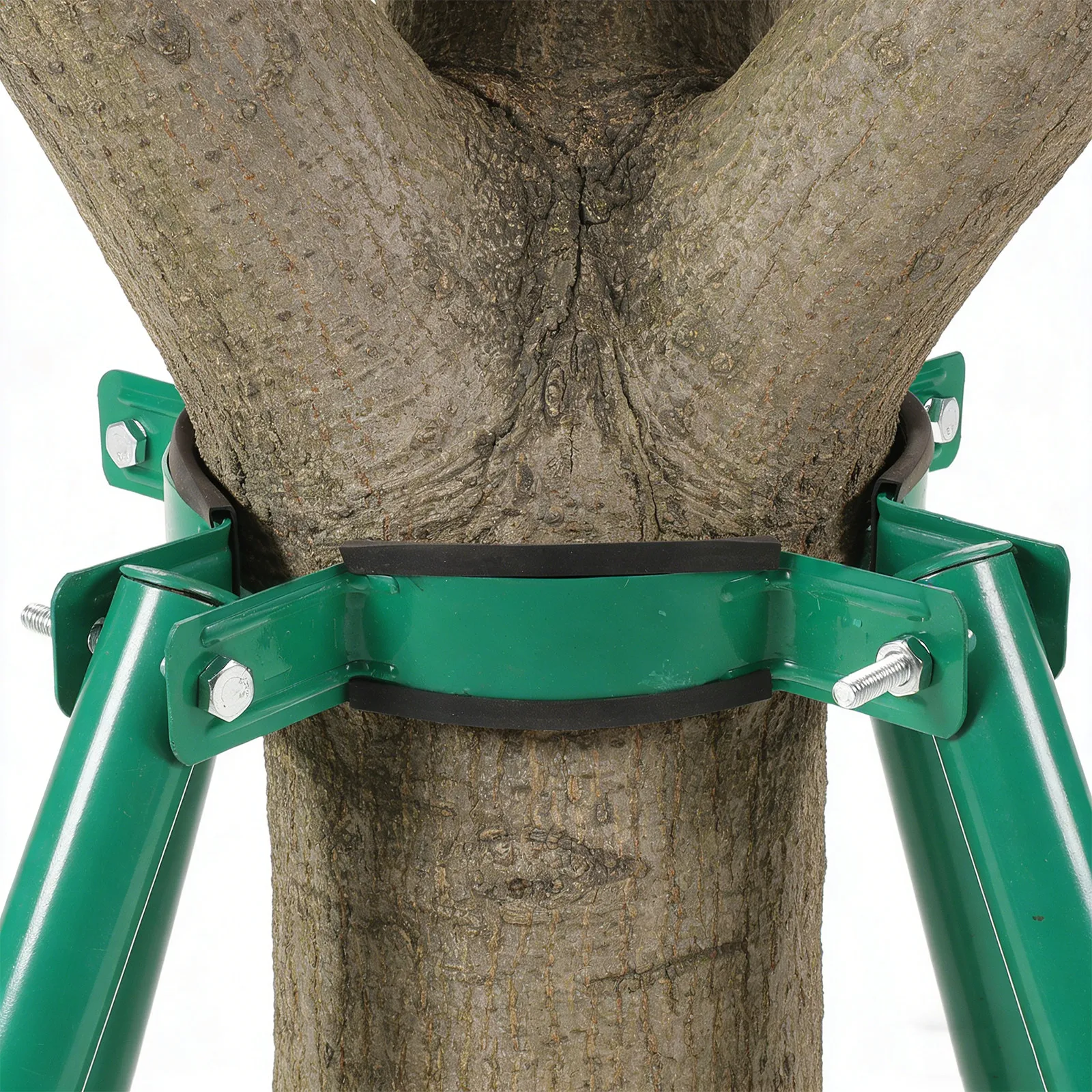 1Set Tree Support Bracket Metal Fixing Hug Hoop Brace for Garden Landscaping Wind Resistant Sapling Stabilizer Rack 15-20Cm