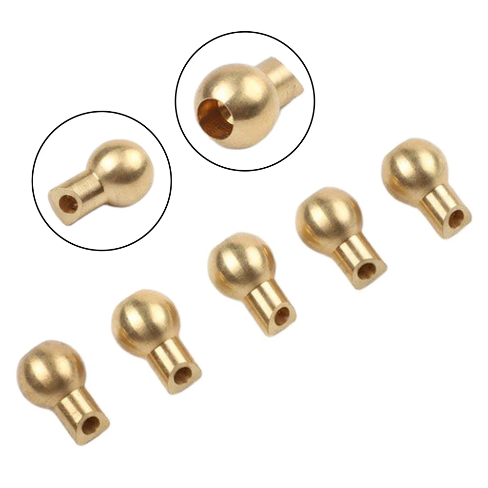5pcs Through-hole Brass Ball Coolant Nozzle For CNC-Machine Tools Spherical Head For Turret Tool Holder Internal Cooling Parts