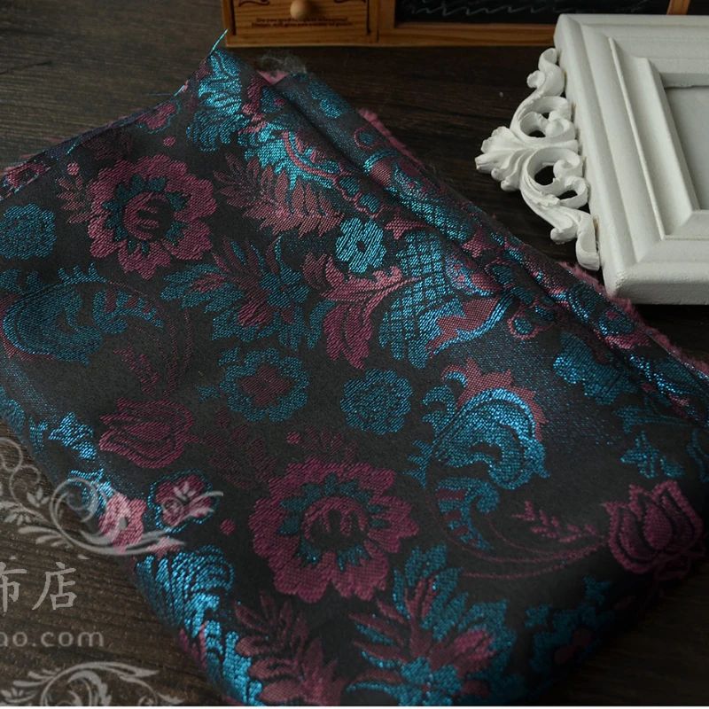 Jacquard Fabric Thin Traditional Hanfu Graduated Clothing Designer Diy Sewing Handmade Material By The Meter Cloth