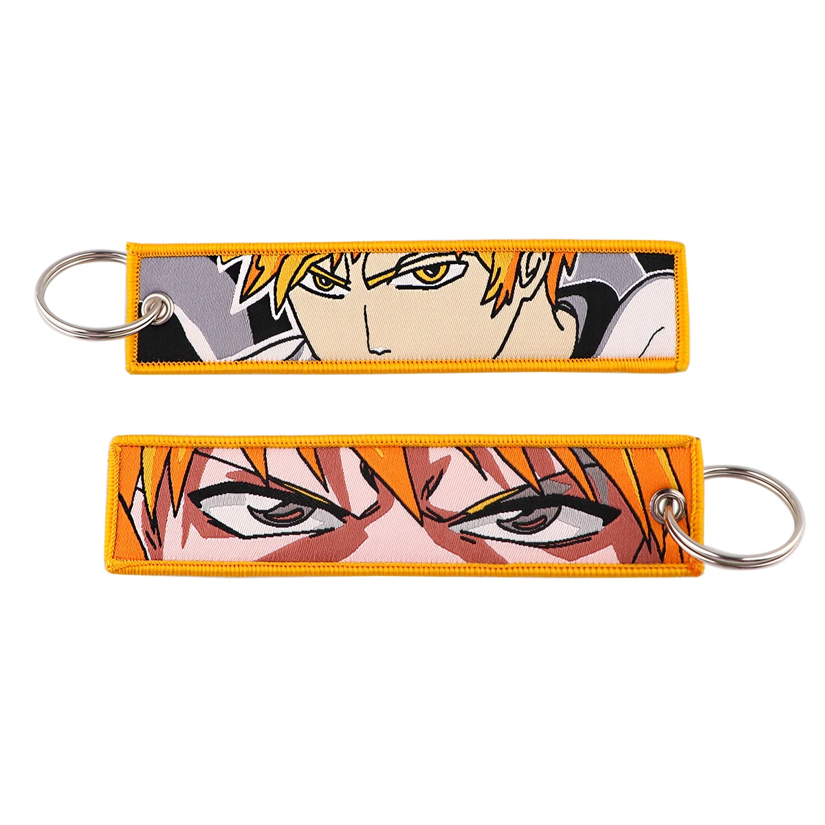 Japanische Anime-Stickerei, Chaim-Schlüsselanhänger für Motorräder, Schlüsselanhänger, Halter, Schlüsselanhänger, Schlüsselanhänger, Schmuckzubehör