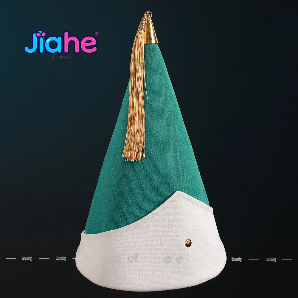 

Tetia Anime Witch Hat Atelier Cosplay Costume Wig Green Top Skirt Hat Outfit for Halloween Party Qifrey Costume Cos Role Playing