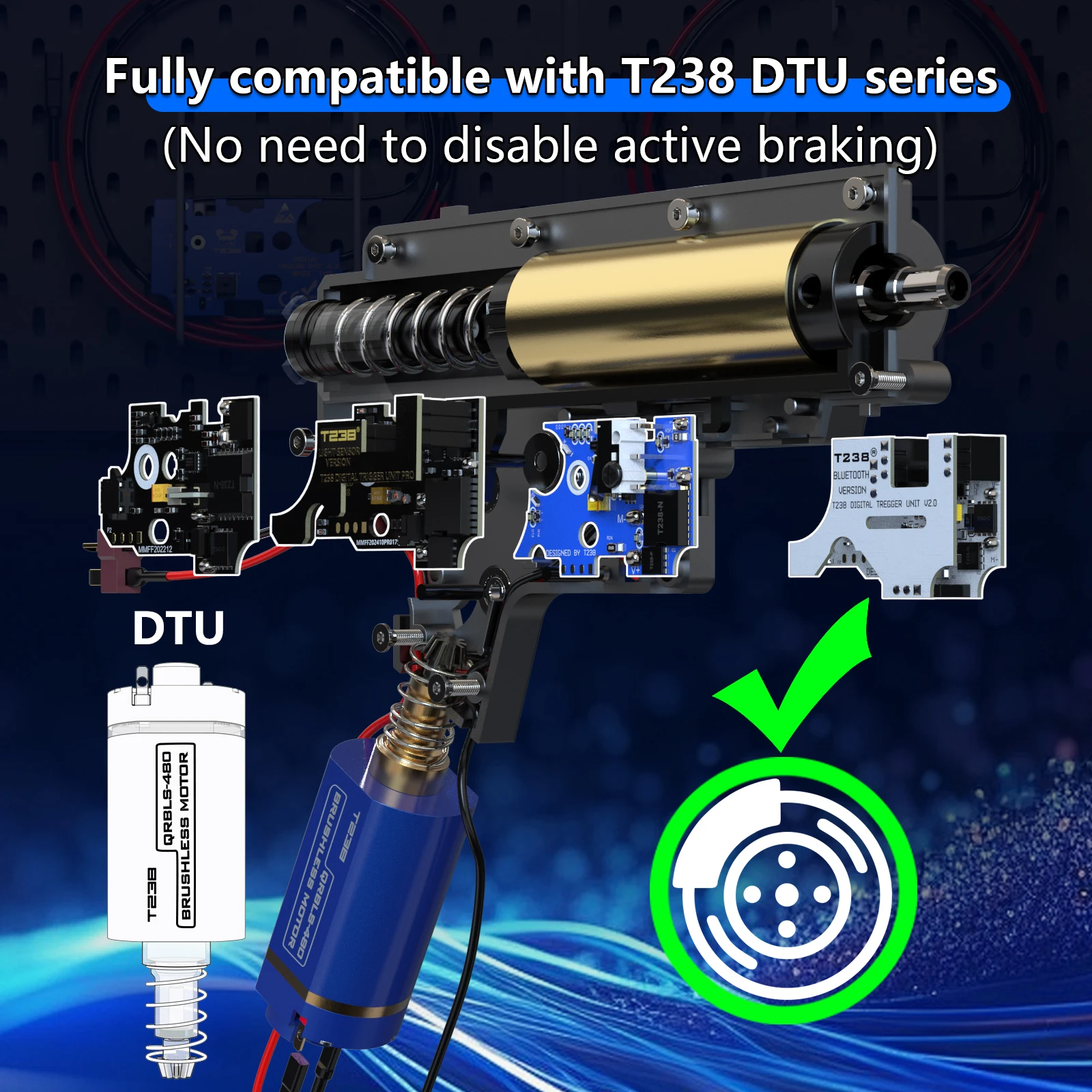 T238 QRBLS-480 Brushless Motor Basic Edition