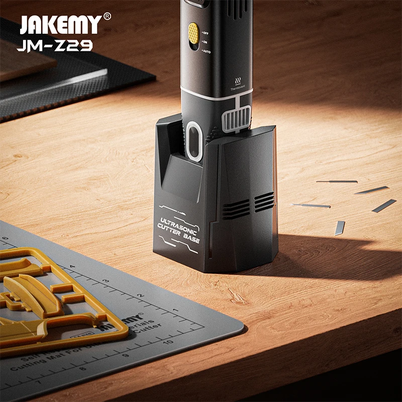 JAKEMY JM-Z29 Specialized Plastic Ultrasonic Cutter Holder Anti-Slip Cutting Knife 2-Angle DIY Repair Tool