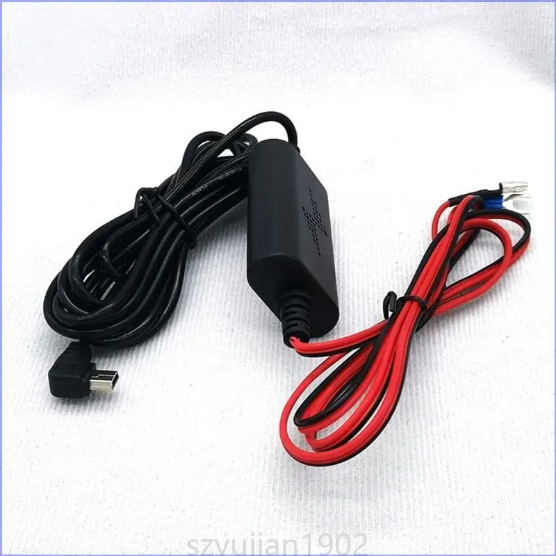 

124B Step-Down Line USB Car 12V/24V to 5V 2A Hardwire Adapter Camera