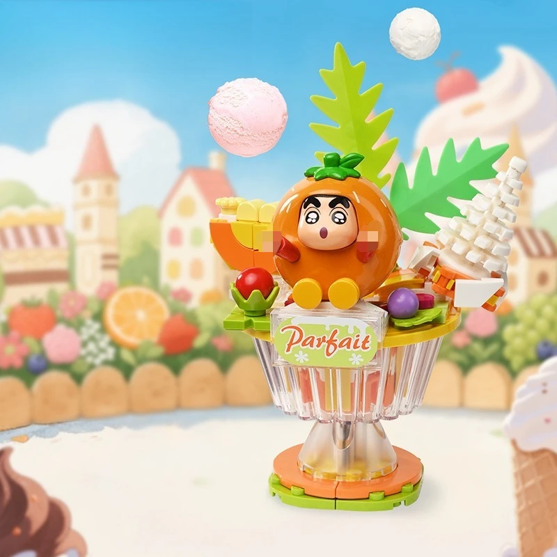 

Keeppley Crayon Shin-chan Building Blocks Children's Trendy Play Assembled Octopus Balls Toys Crocodile Mountain Ornaments Gifts