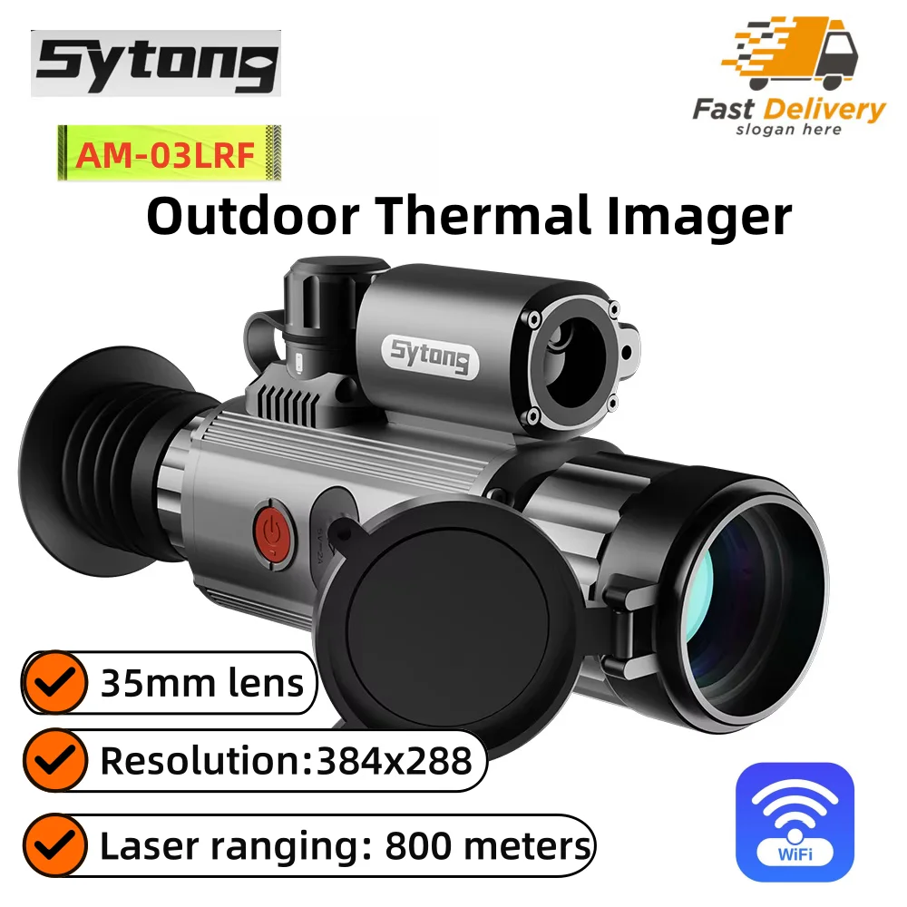 Sytong Thermal Imaging Riflescopes Hunting Rifle Scopes AM-03LRF Monocular Sight Imager Camera Night Vision