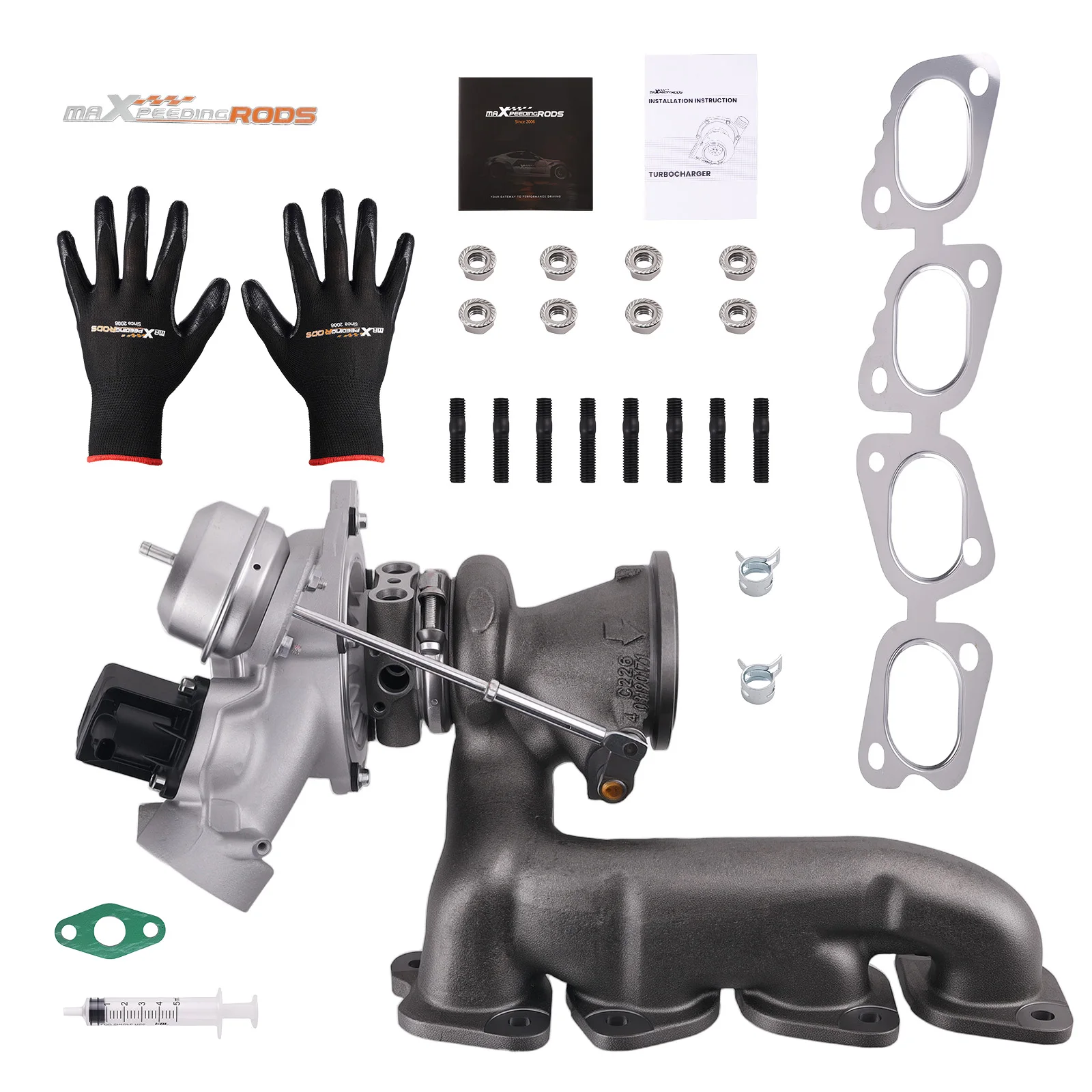 RHF4 Turbo For Mercedes-Benz C300 4Matic C350e E300 2.0L L4 Fuel Water Cooling 2740902480 AL0072