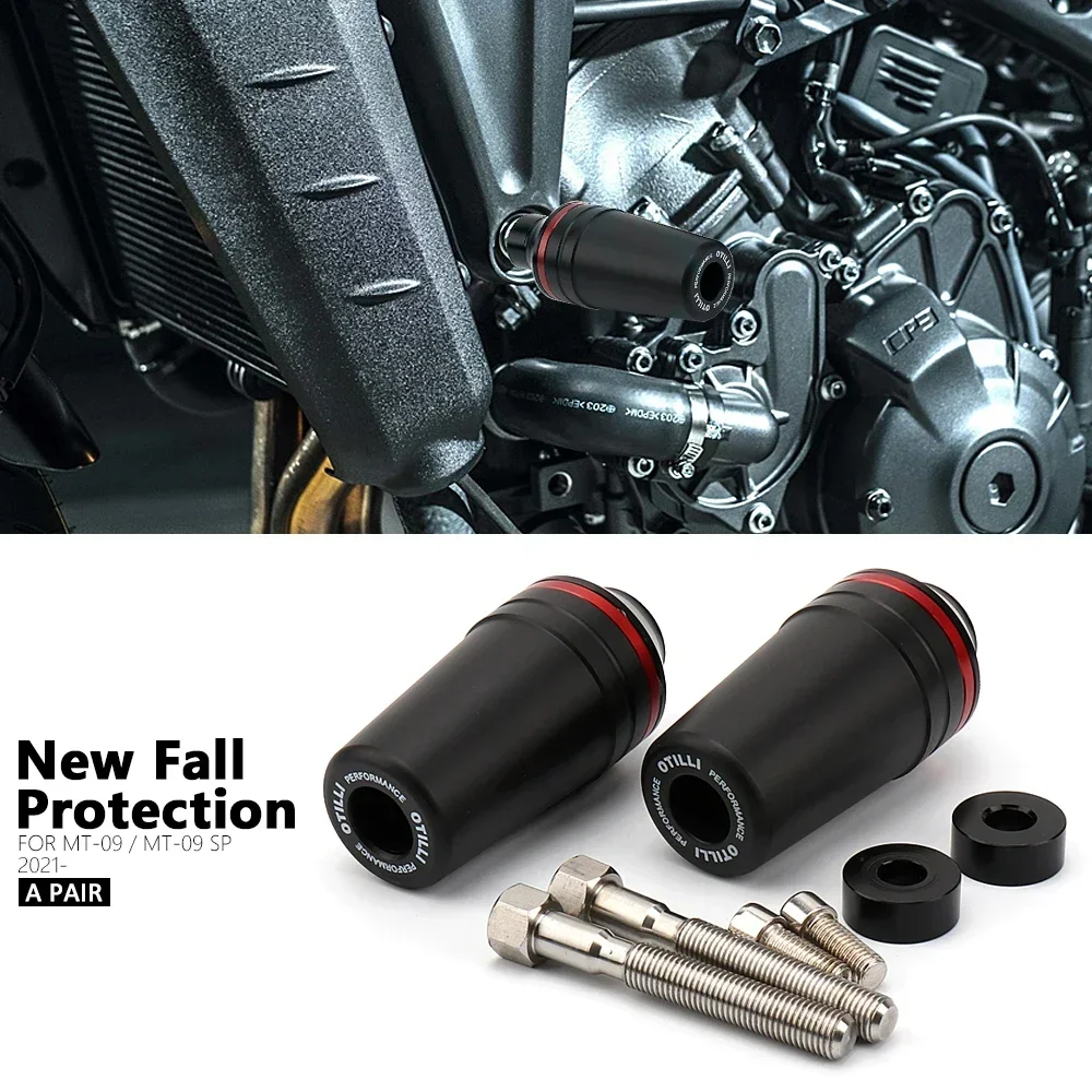 

2021 2022 2023 New Frame Sliders Crash Protector For YAMAHA MT09 SP MT 09 MT-09 Motorcycle Accessories Falling Protection Pad