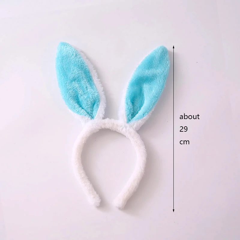 Bunny Headbands Cosplay Rabbit Halloween Easter Party Costumes puntelli Animal Rabbit Kawaii coniglietti copricapo regali per adulti bambini