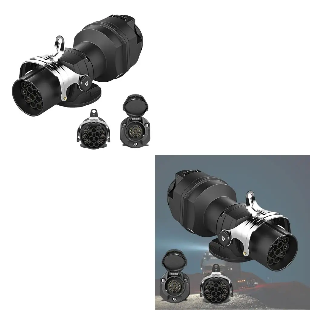 XA6H Waterproof 24V Truck ABS Port Converter Changes To 12V Trailer Light Connection