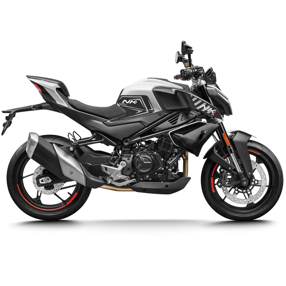 منصات خزان الوقود للدراجات النارية ملصقات خزان الوقود منصات الجر خزان الوقود المضادة للانزلاق الجانب خزان الوقود ملصقات ل CFMOTO 450NK 2024