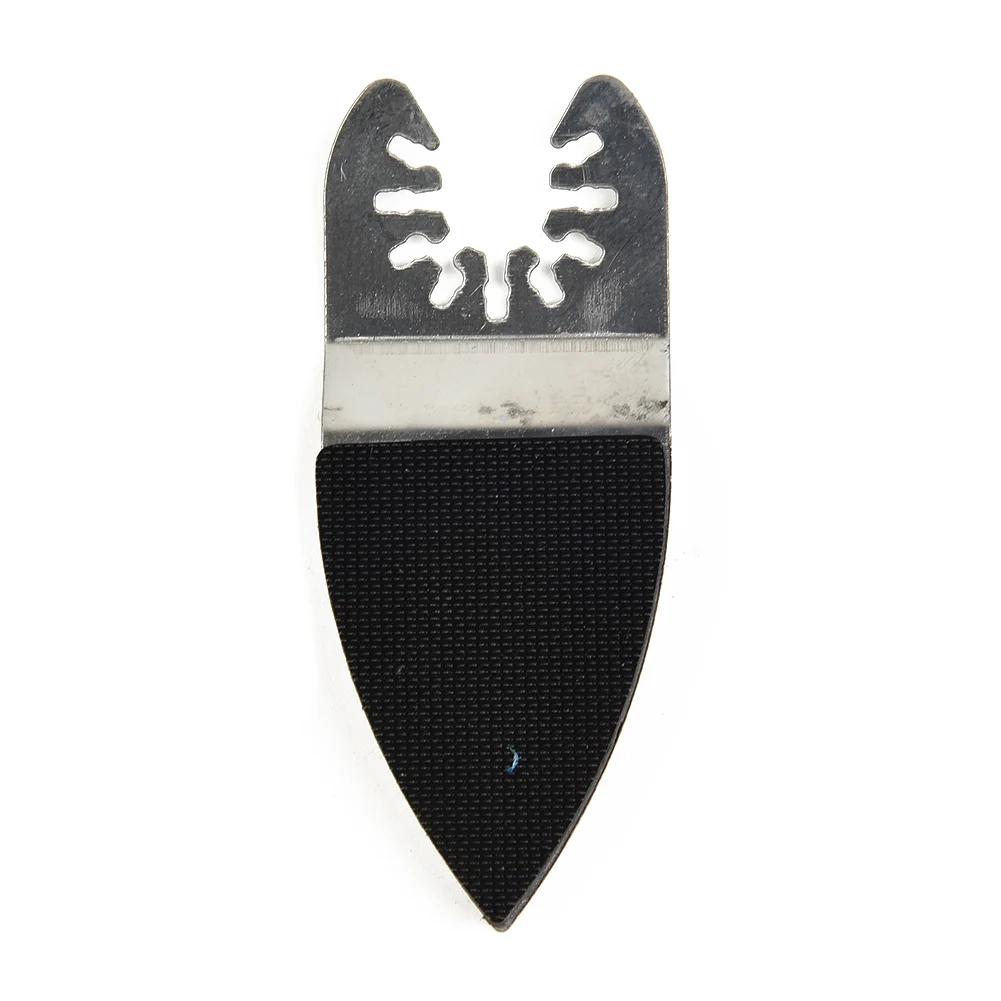 Base Sanding Pad Grooves Power Tool 1Pc Black Finger Sanding HL-325K Oscillating Finger Silver Stainless Steel