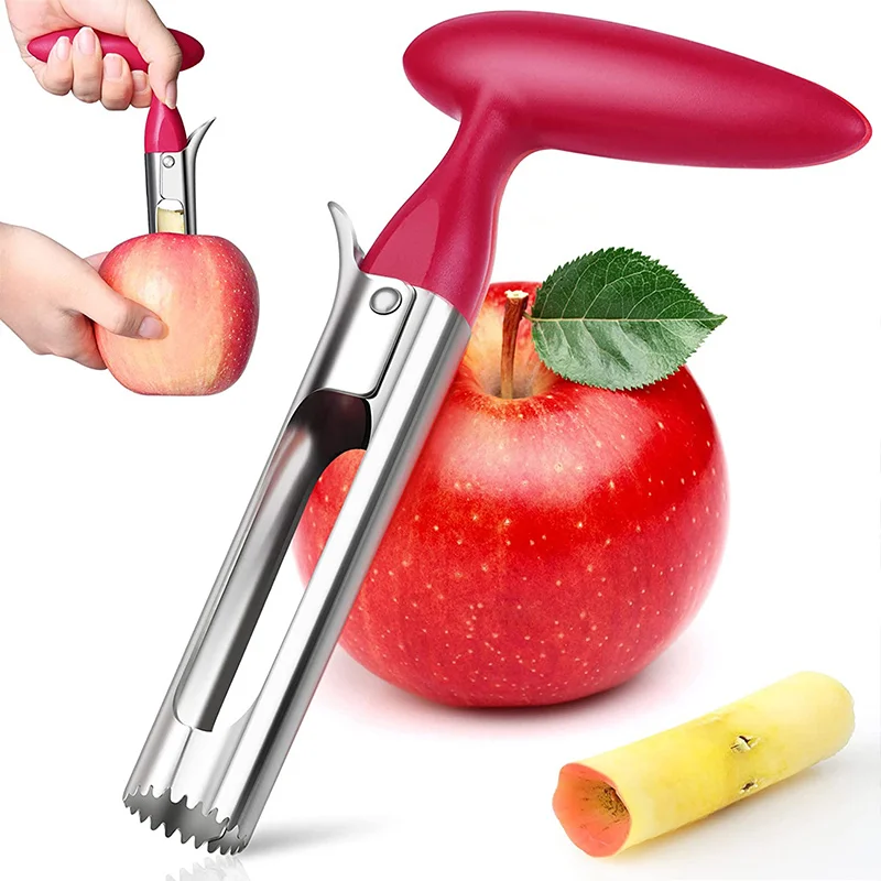 Premium Apfel Corer Edelstahl Apfel Birnen Kern Entferner Werkzeug Obst Cutter Sämaschine Slicer Messer Küche Gemüse Werkzeuge – Detail 1
