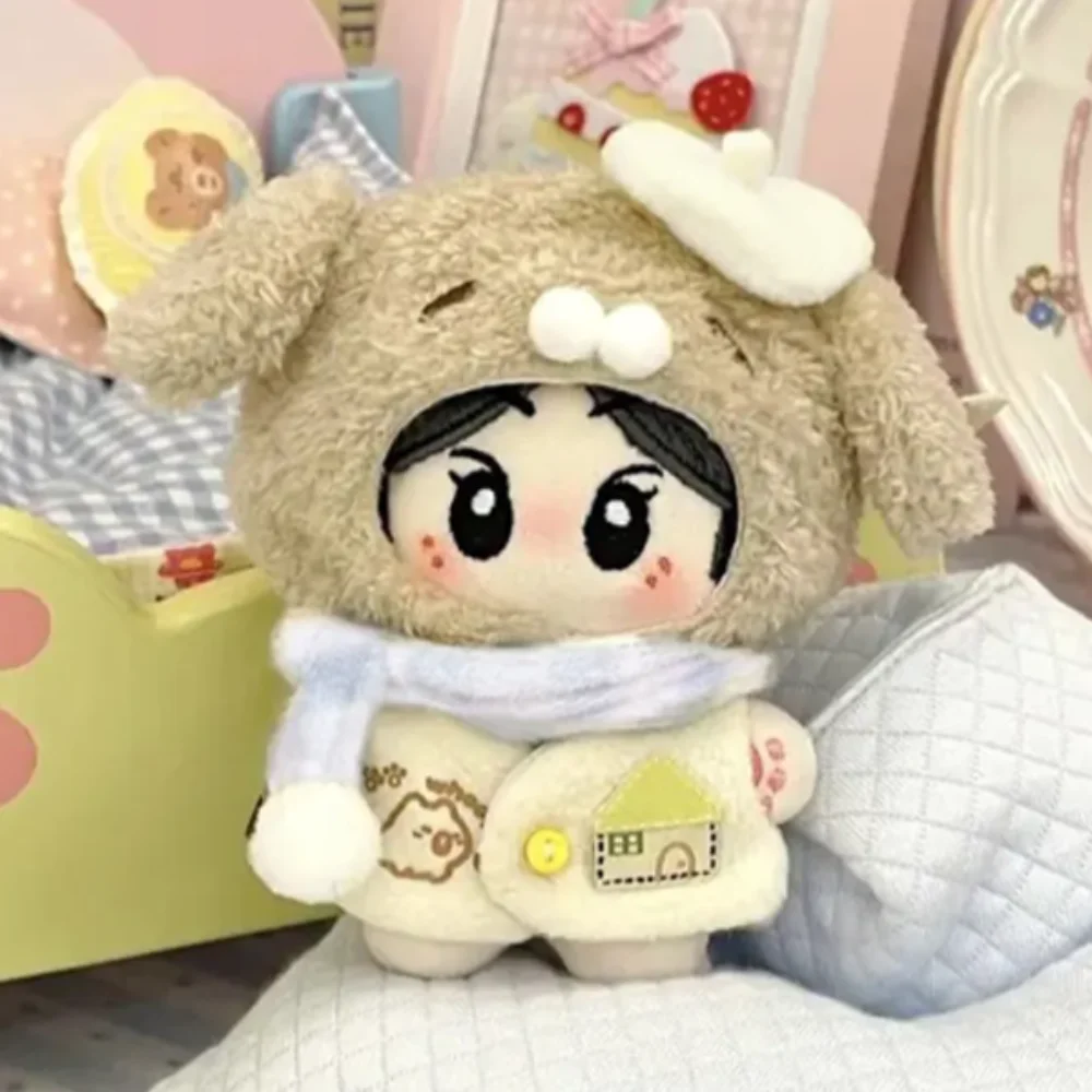 

Puppy Hat 10cm Cotton Doll Clothes Dog Set Strap Dress Doll Clothes Outfit Lovely Creative Doll Clothes Set Children's Gift