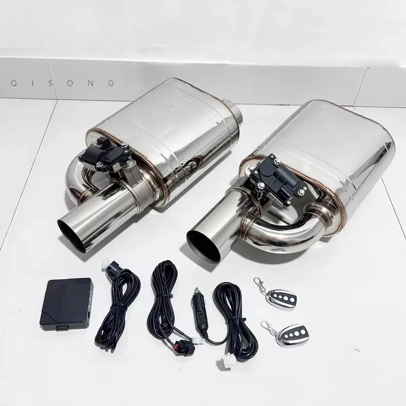 Electric Valve Universal Muffler Remote Control Sports Car Sound Deep Voice Exhaust Muffler