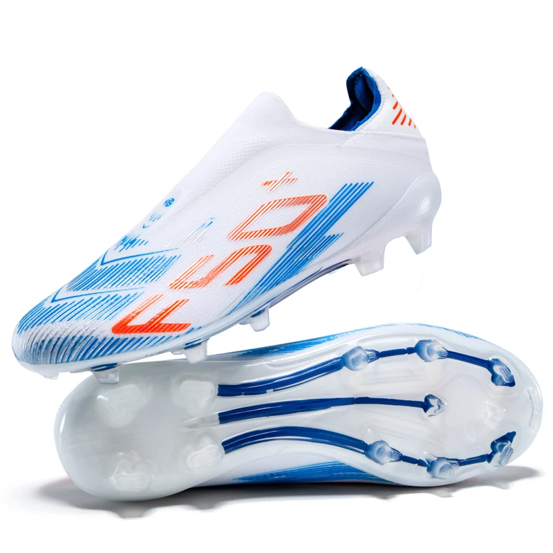 

New Men's Soccer Shoes Ultralight Turf Grass Sport Indoor Football Boots Comfortable Adult Futsal Non-Slip Cleats Professional