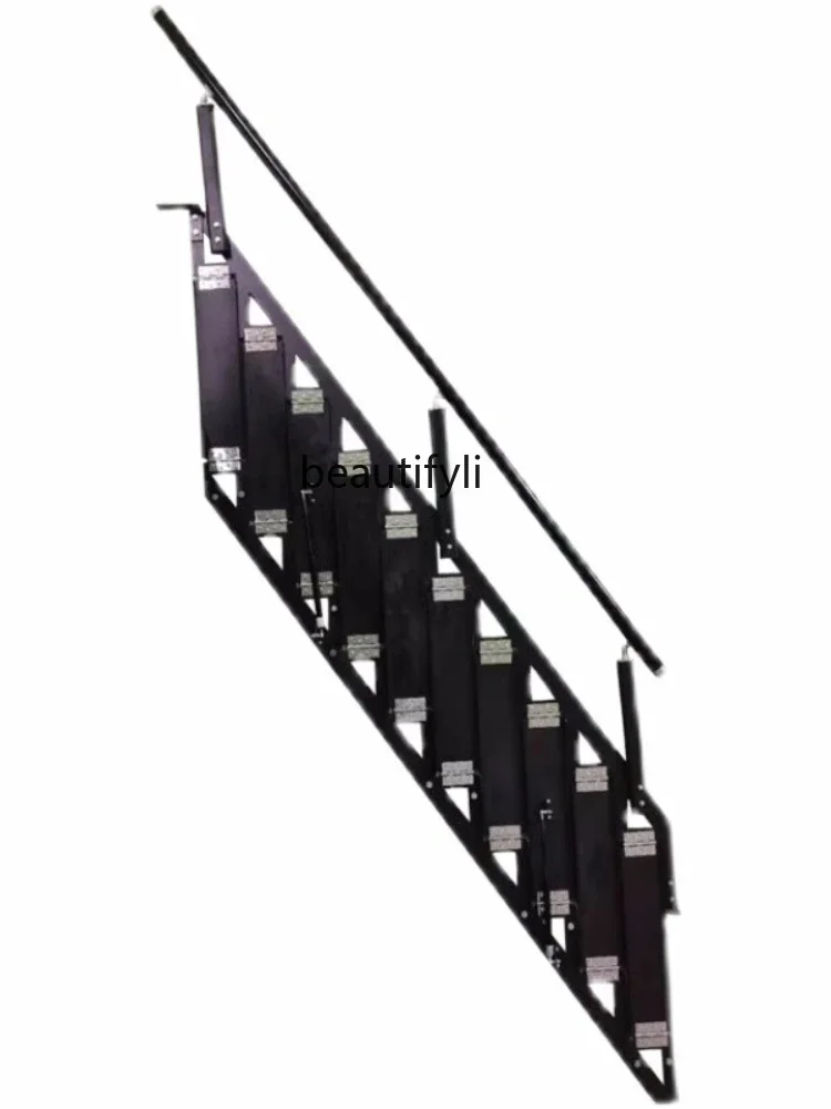 

Wall Folding Stairs Home Tread Step Duplex Second Floor Attic Ladder