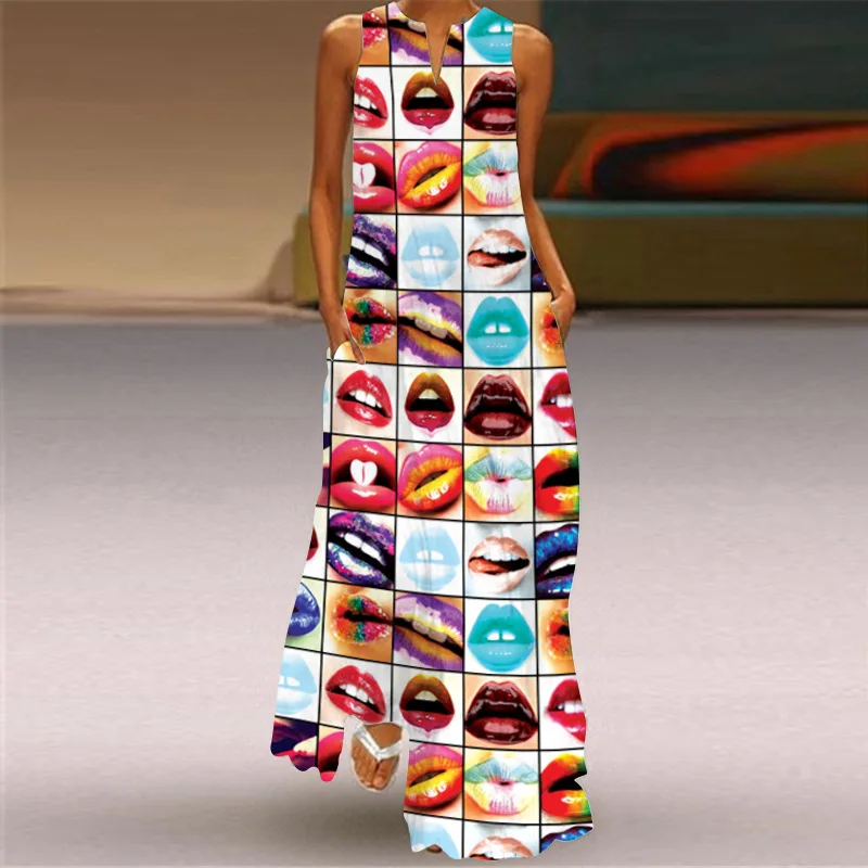 Retro Feest Stijl Gewaad Vakantie V-Kraag Sexy Zonnebloem Printing Jurken Elegante Vrouwen Boho Strand Faldas Largas Vestidos Mujer