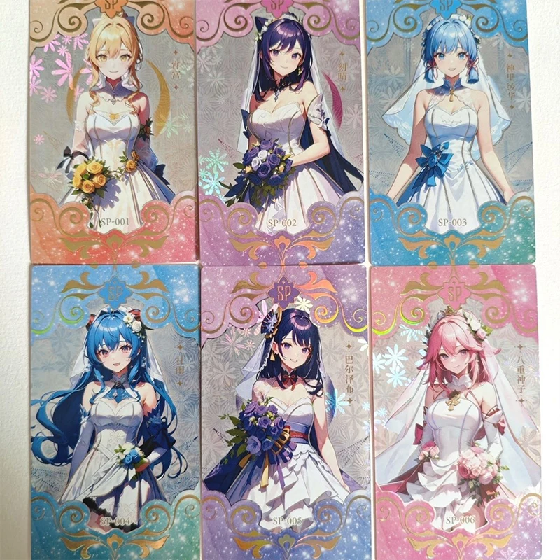 Goddess Story Wedding card Keqiang Raiden Shogun Yae Miko Yoimiya Kamisato Ayaka boy Toy collection Birthday Christmas gift