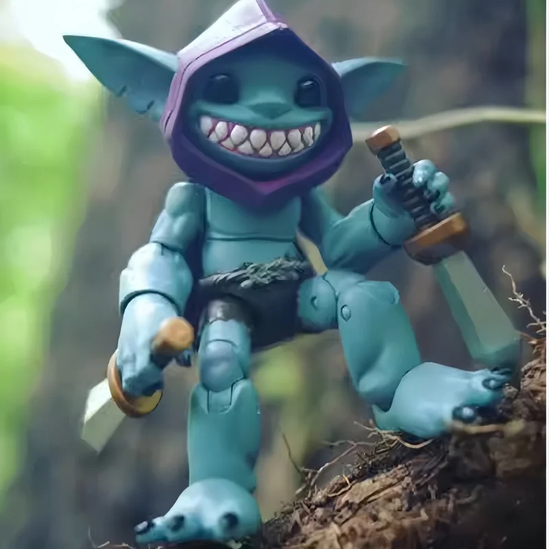

Горячая детская экшн-фигурка серии Goblin, модель игрушки, масштаб 1/12, 4 дюйма, Коллекционная фигурка, милая озорная кукла, подарочный орнамент