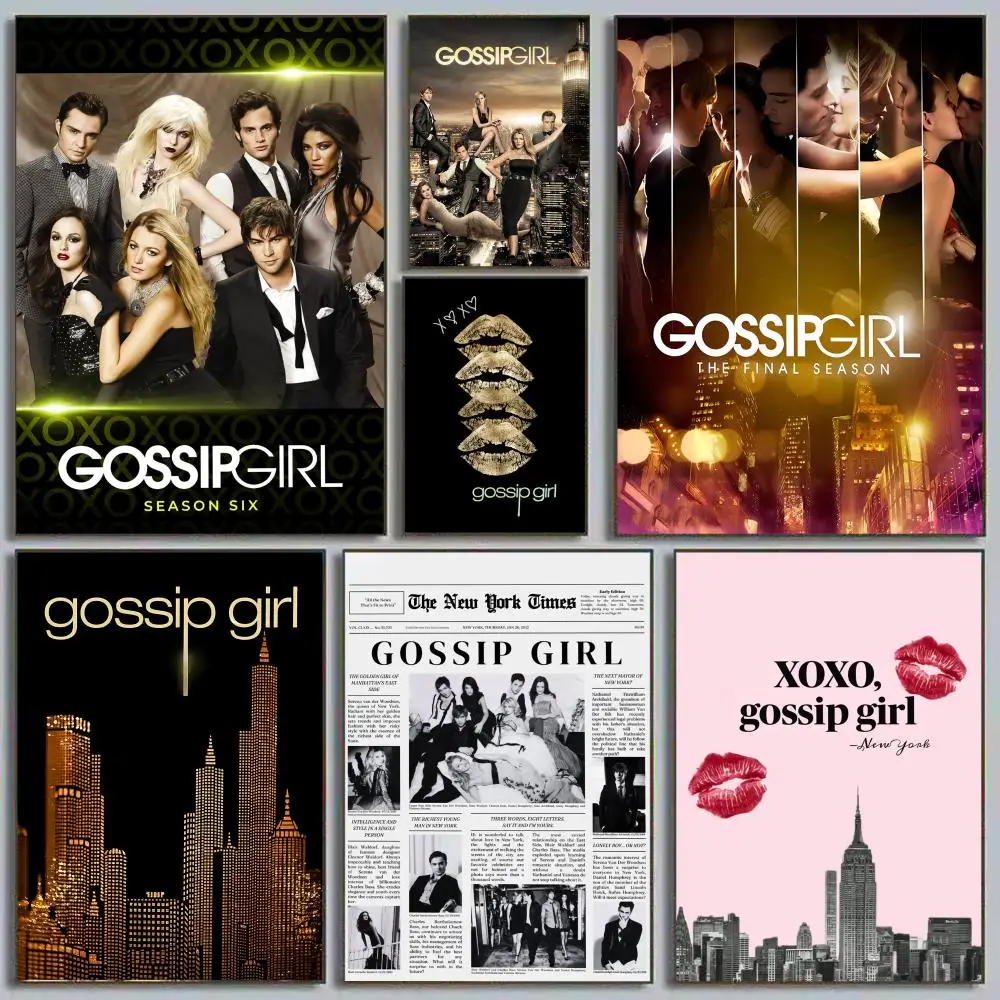 G-Gossip Girl TV SERISE Poster Self-adhesive Art Waterproof 