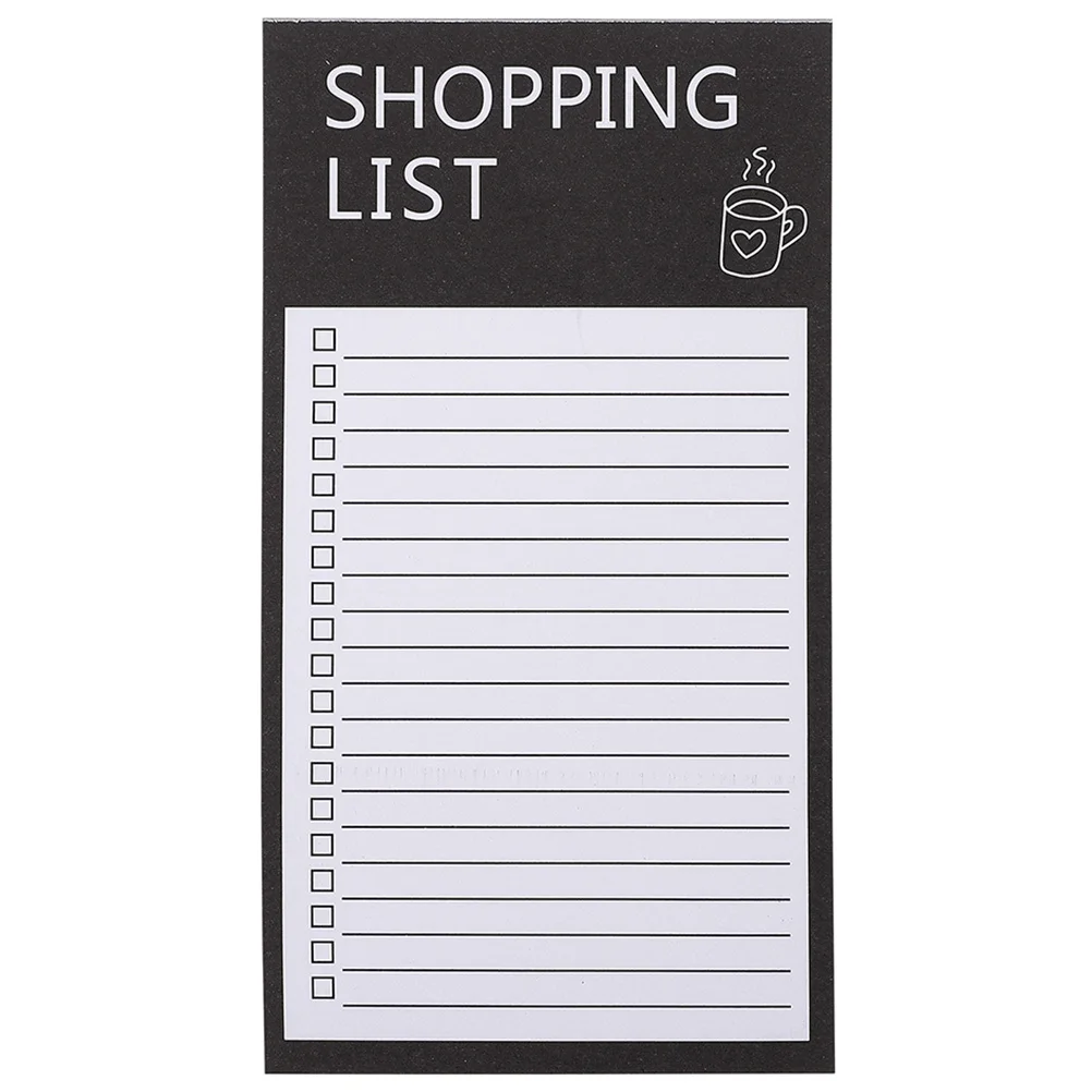 

Shopping List Pad Fridge Magnetic Notepad Grocery List Fridge Magnetic Memo Pad Convenient Magnetic Back Notepad home decoration