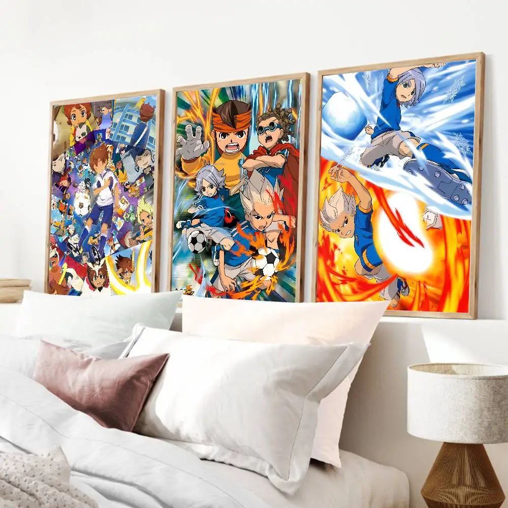 Inazuma Eleven Anime Poster Print For Bedroom Living Room Home Decor Cartoon Movie Canvas Painting Wall Art HD Picture Mural