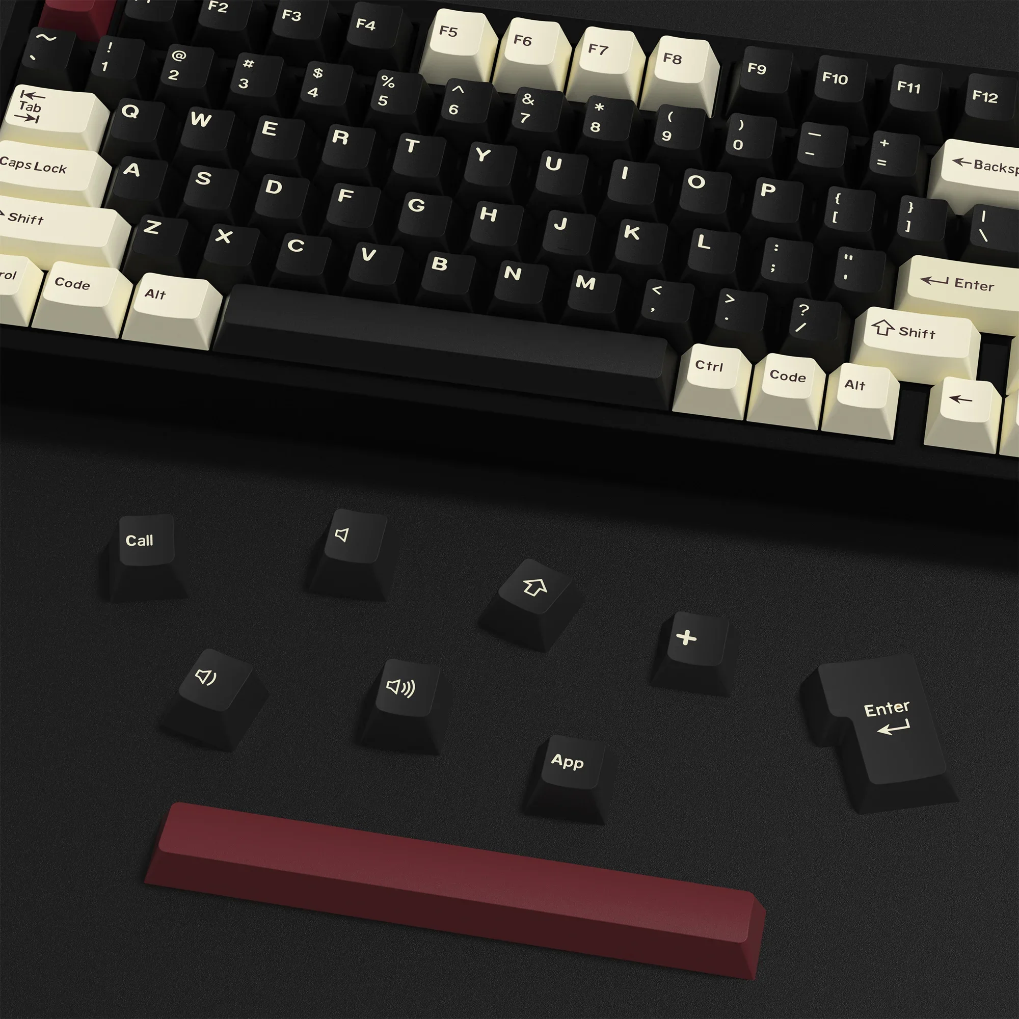 

KBDiy 174 клавиш/набор PBT Ретро Римские колпачки для клавиш Double Shot 7U для механической клавиатуры геймерские колпачки для клавиш на заказ Cherry Profile ISO DIY