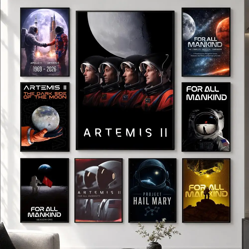 series For All Mankind Poster  HD Poster Simple Home Decoration Suitable for Living Room Bedroom Corridor Gift Giving