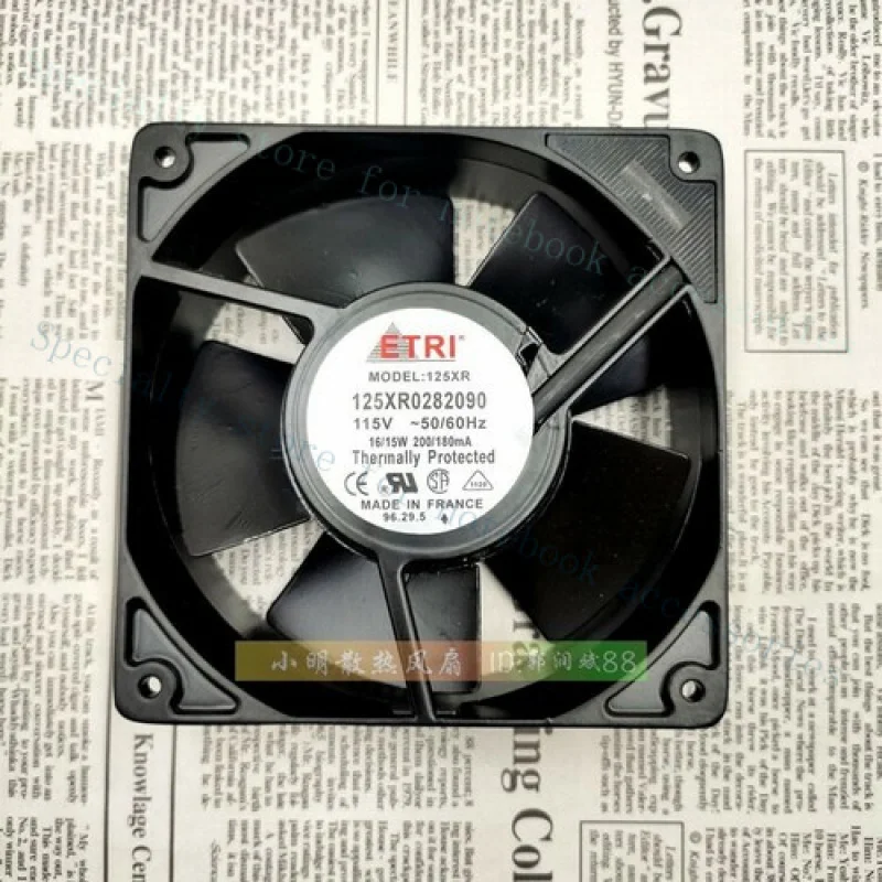 

Вентилятор охлаждения металлический высокотемпературный A+ 1шт ETRI 125XR0282090 115В 16/15Вт 12038