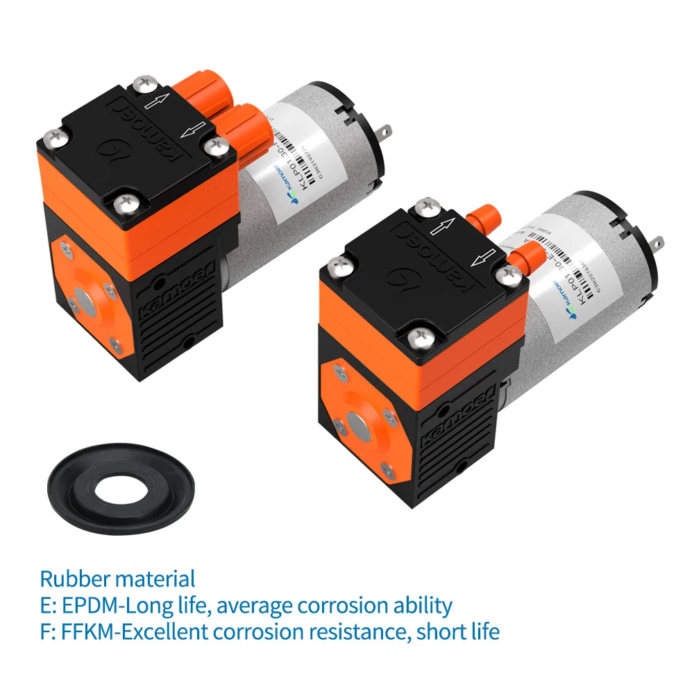 Kamoer 400ml/min KLP01.30 High Flow Diaphragm Liquid Pump 12V 24V DC Motor Liquid Pressure Over 3 Bar for Lab, Waste Water