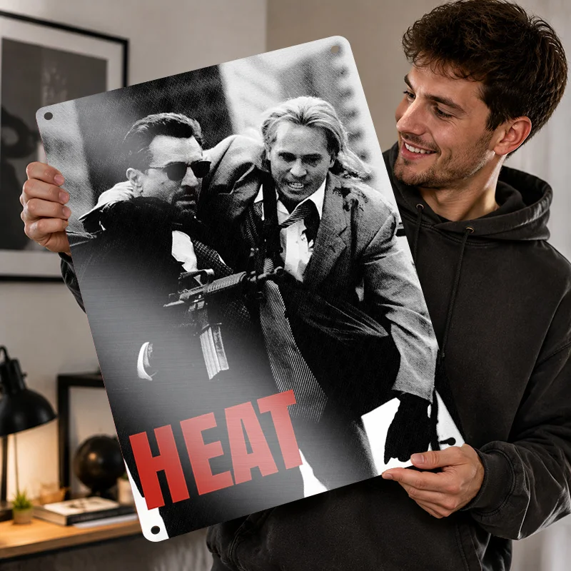 Heat Printed Posters Customized Metal Sign Vintage Premium Cult Film Culture Wall Art Ideal For Media Room Hallway And Viewers