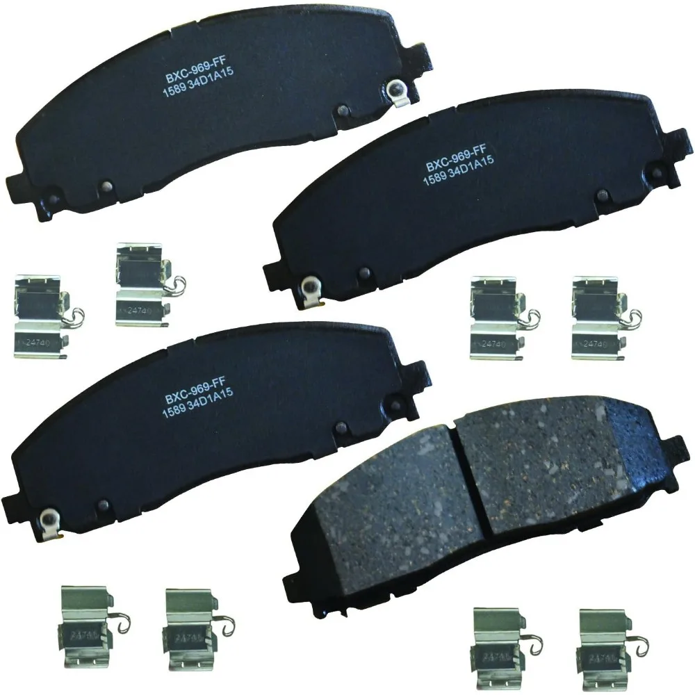 

Premium SBC1589 Ceramic Front Brake Pads for Select Models Chrysler Grand Caravan, Pacifica, Town & Country, Voyager, Dodge Jou