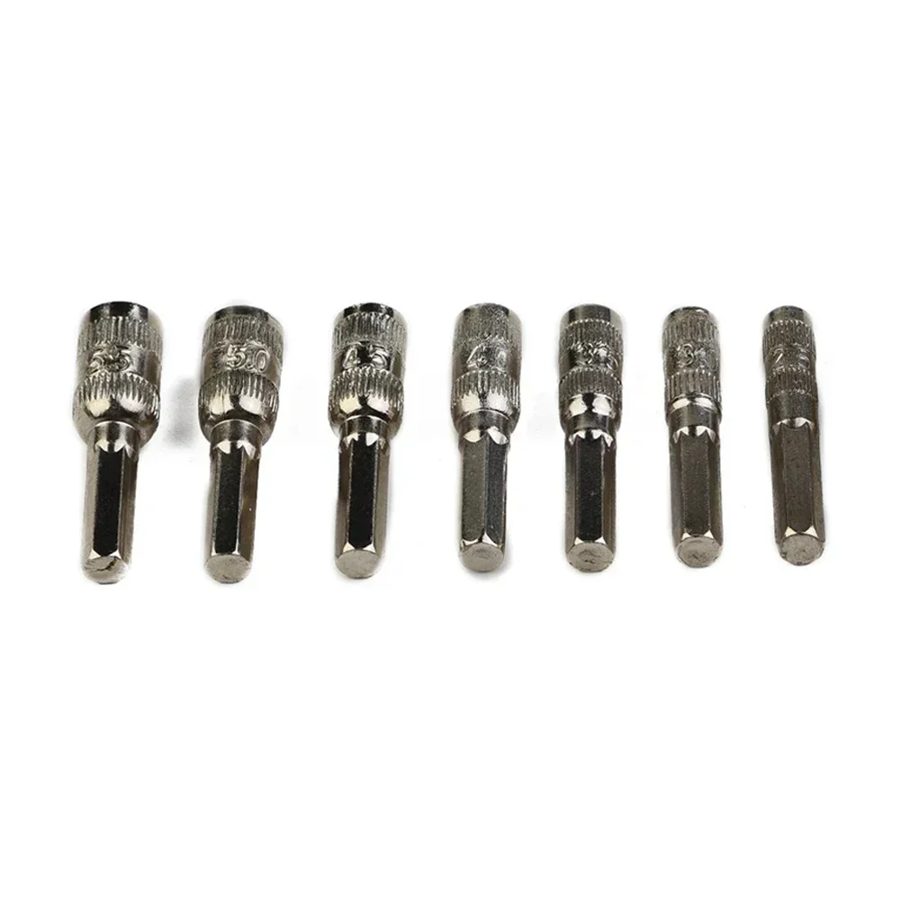 Brand New High Quality Practical Hex Socket Hex Shank Driver Metal 6 Point 7Pcs/Set Hand Tools Hexagonal Shank